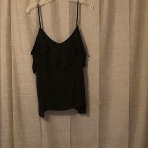 Black off the shoulder top